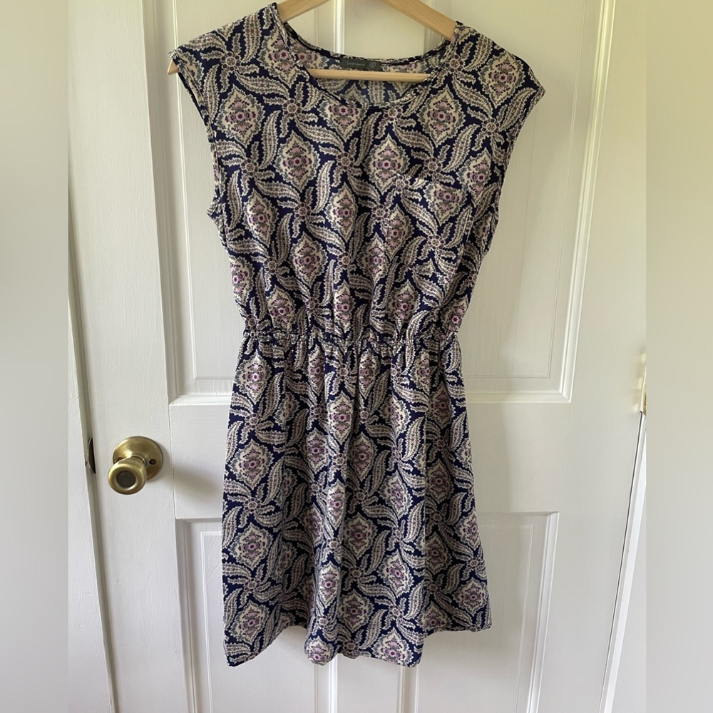 Satin Floral Mini Summer Dress
